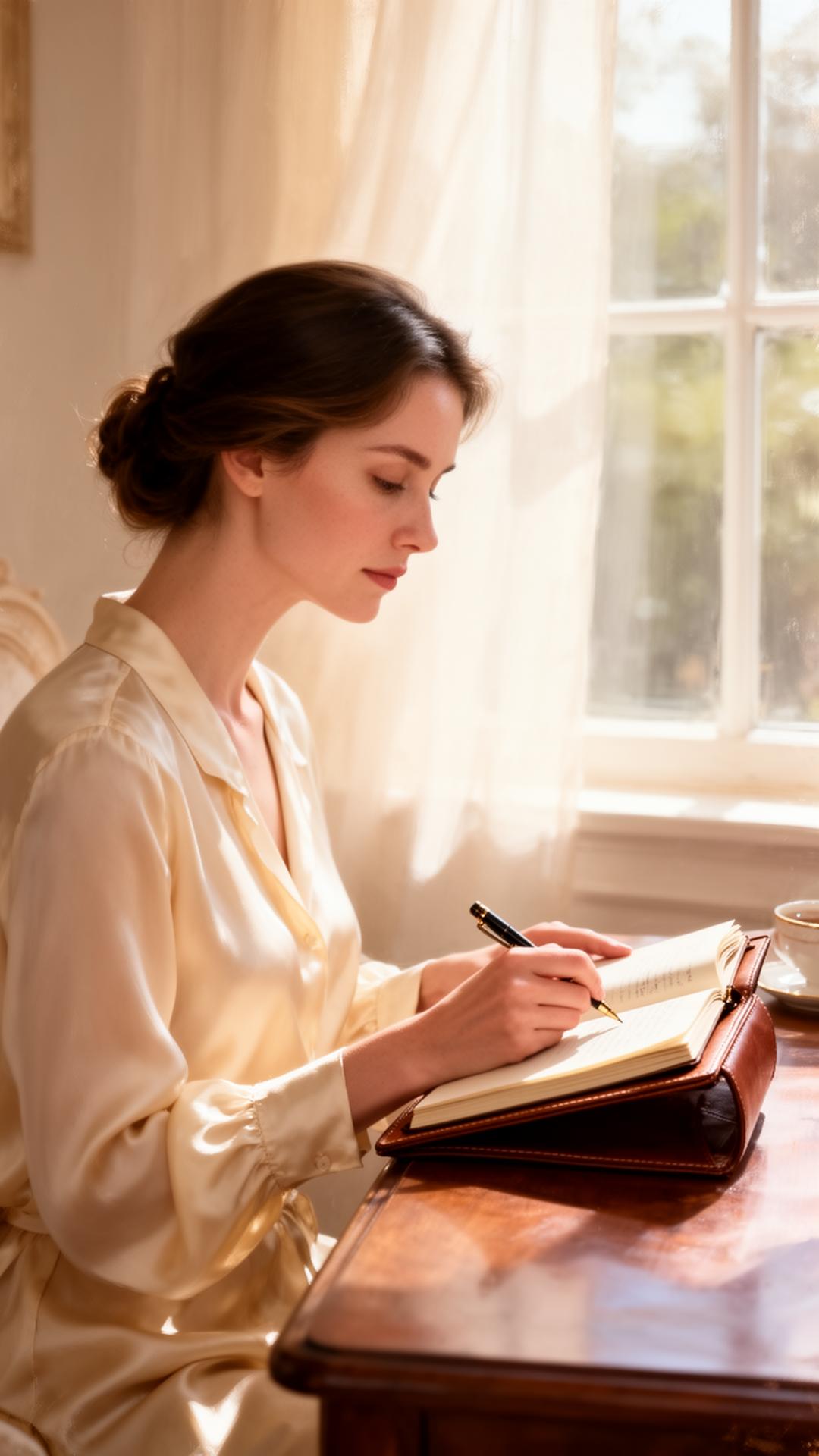 A writer at work